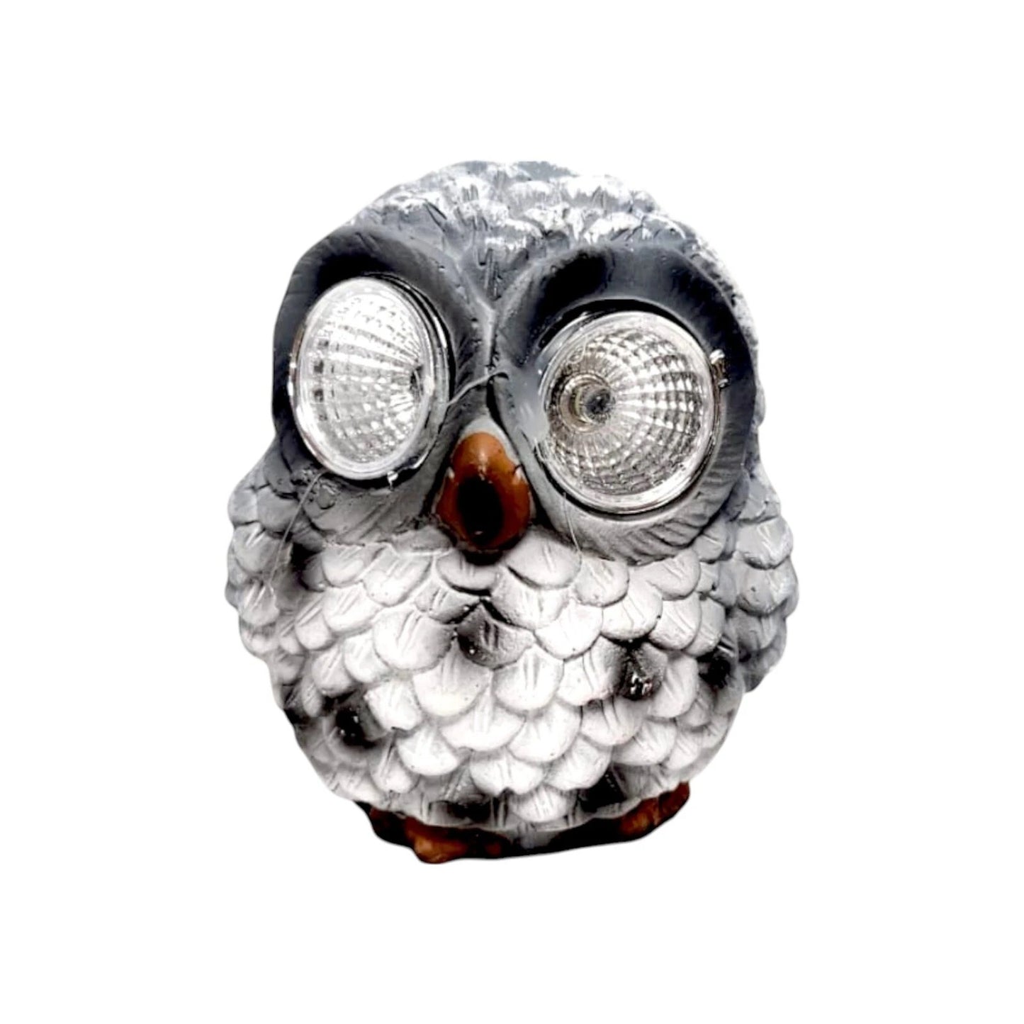 Cute Owl & Frog Solar Garden Lights – Animal LED Eye Ornaments (Pack of 2, 8x9cm)