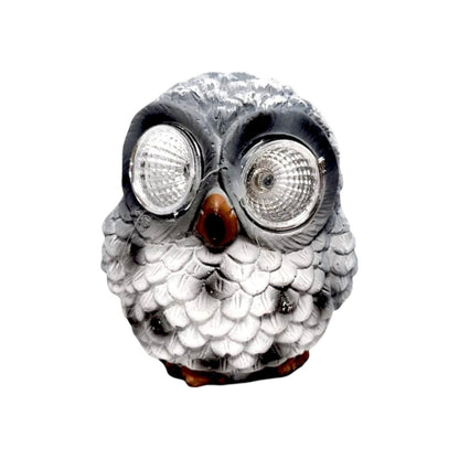 Cute Owl & Frog Solar Garden Lights – Animal LED Eye Ornaments (Pack of 2, 8x9cm)