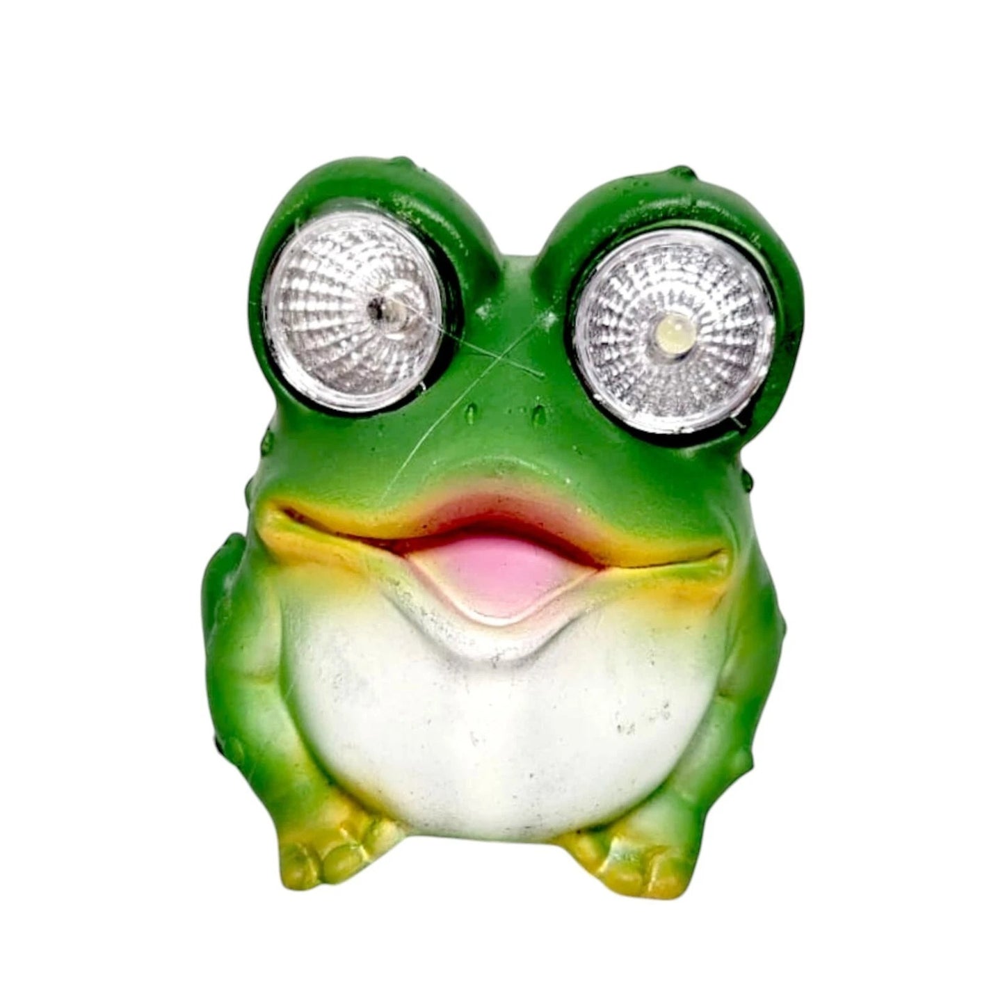 Cute Owl & Frog Solar Garden Lights – Animal LED Eye Ornaments (Pack of 2, 8x9cm)