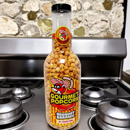 Gourmet Caramel Popcorn in Reusable Coin Bank Bottle – 890g Snack Gift