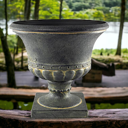 Large Garden Urn Planter - Roman Style, Resin, Weather-resistant
