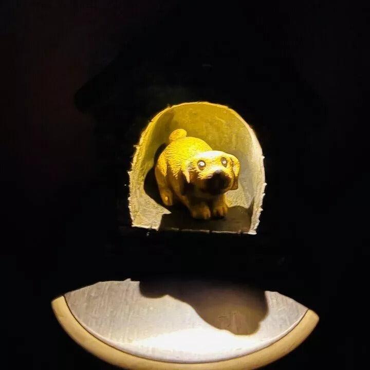 Charming Dog House Garden Ornament