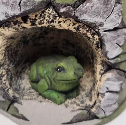 Leaping Frog Teapot Planter - A Quirky and Functional Addition to Your Home