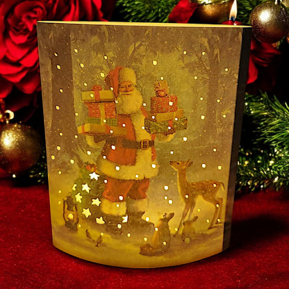 Santa's Magical Winter Wonderland Light-Up Display