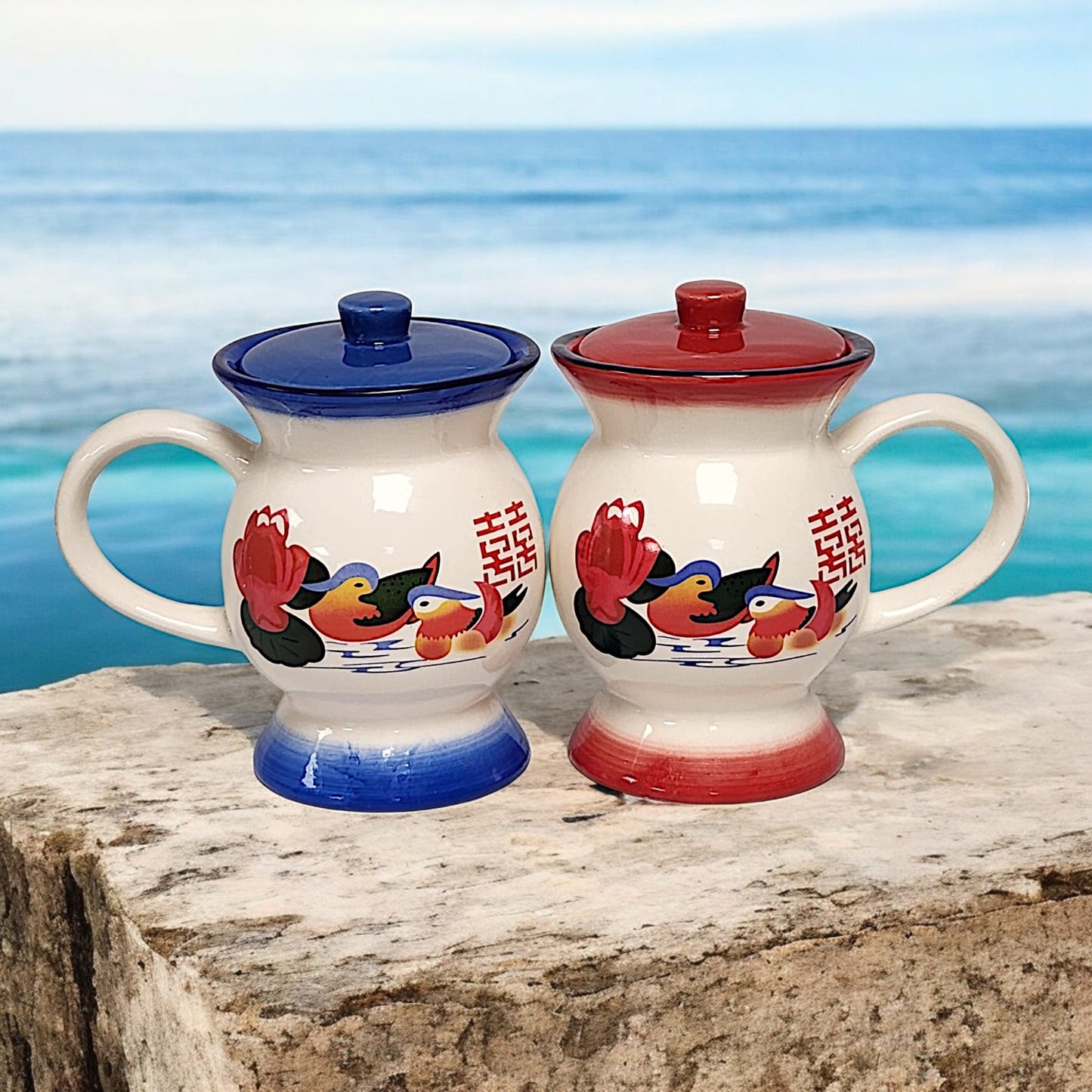 Unique Chinese-Style Ceramic Chamber Pot Shaped Tea Cup
