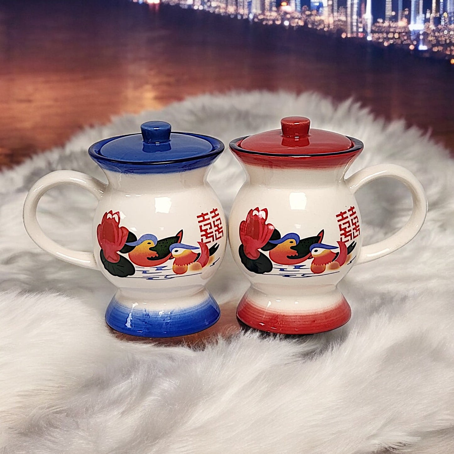 Unique Chinese-Style Ceramic Chamber Pot Shaped Tea Cup