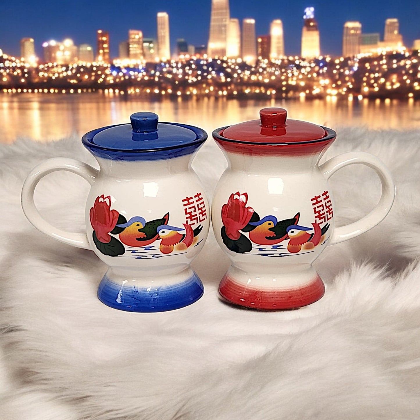Unique Chinese-Style Ceramic Chamber Pot Shaped Tea Cup