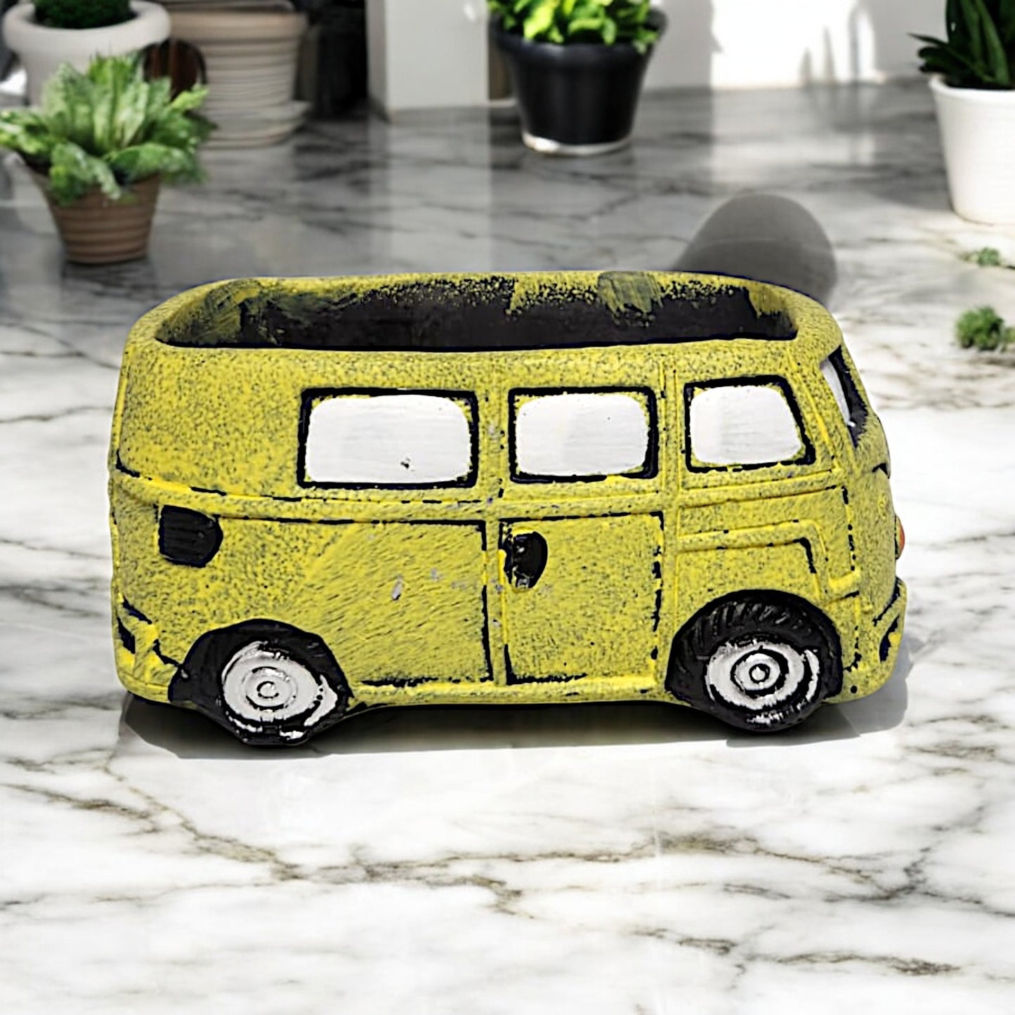 Vintage Camper Van Planter Set - Unique and Fun Home Decor