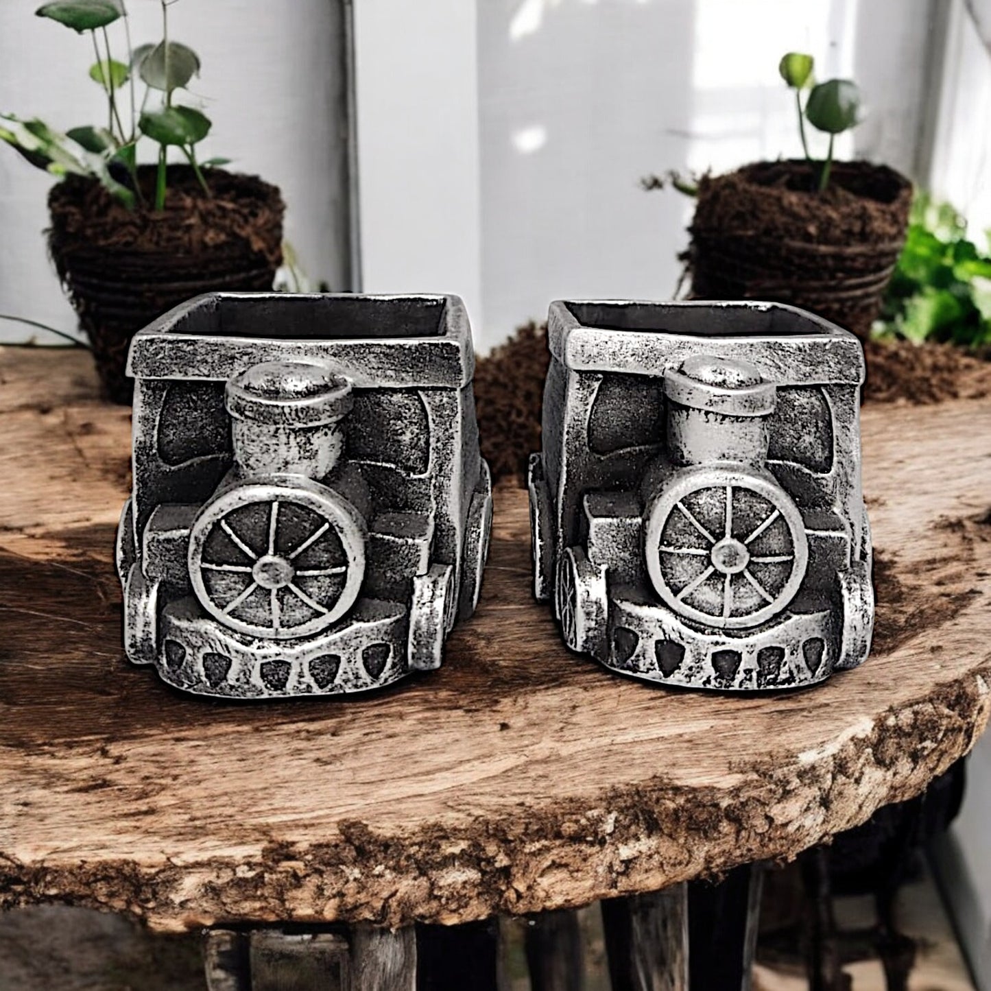 Vintage Lighthouse Planter Set - Unique and Fun Home Decor