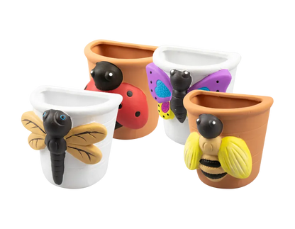 Insect Wall Planter Decorative Hanging Plant Pot | Ladybird, Bee, Butterfly & Dragonfly Weatherproof resin planter