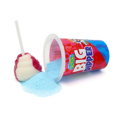 Fruit Flavoured Lollipop with Sour Sherbet Dip – Blue Raspberry & Watermelon, Strawberry & Blue Razz or Watermelon & Strawberry