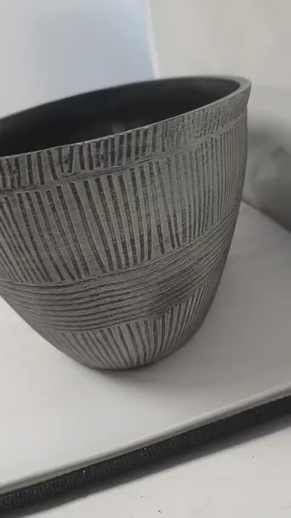 Sand Thatched Oval Bowl Planter 43cm – Bo Oval 17 | Single or Pack of 2