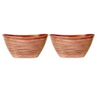 Dune Oval Planter 51cm – Powdered Brick Terracotta Plastic Pot  Lightweight Outdoor Garden Planters Single or Multipack (1, 2, 3, 4 Pots)
