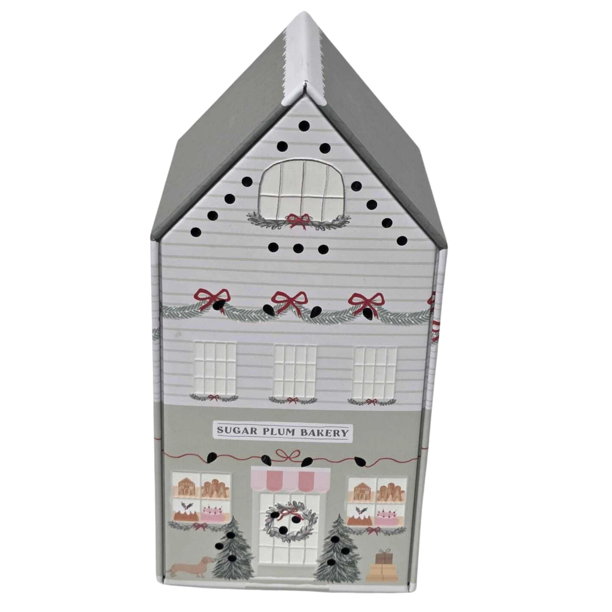 Christmas Light Up House Gift Tins – Sweet & Biscuit Collection