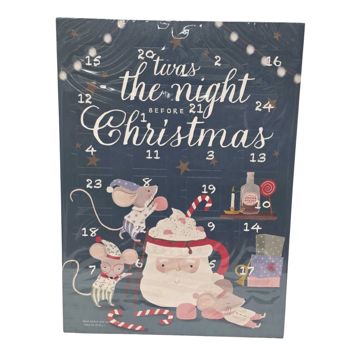 Christmas Advent Calendar 24 Day Cocoa & Hazelnut Treats – 3 Designs
