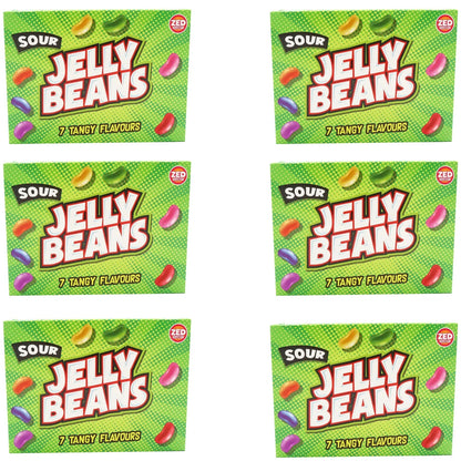 Zed Candy Sour Jelly Beans 120g Fruity Sweets Packs of 2, 6 or 12
