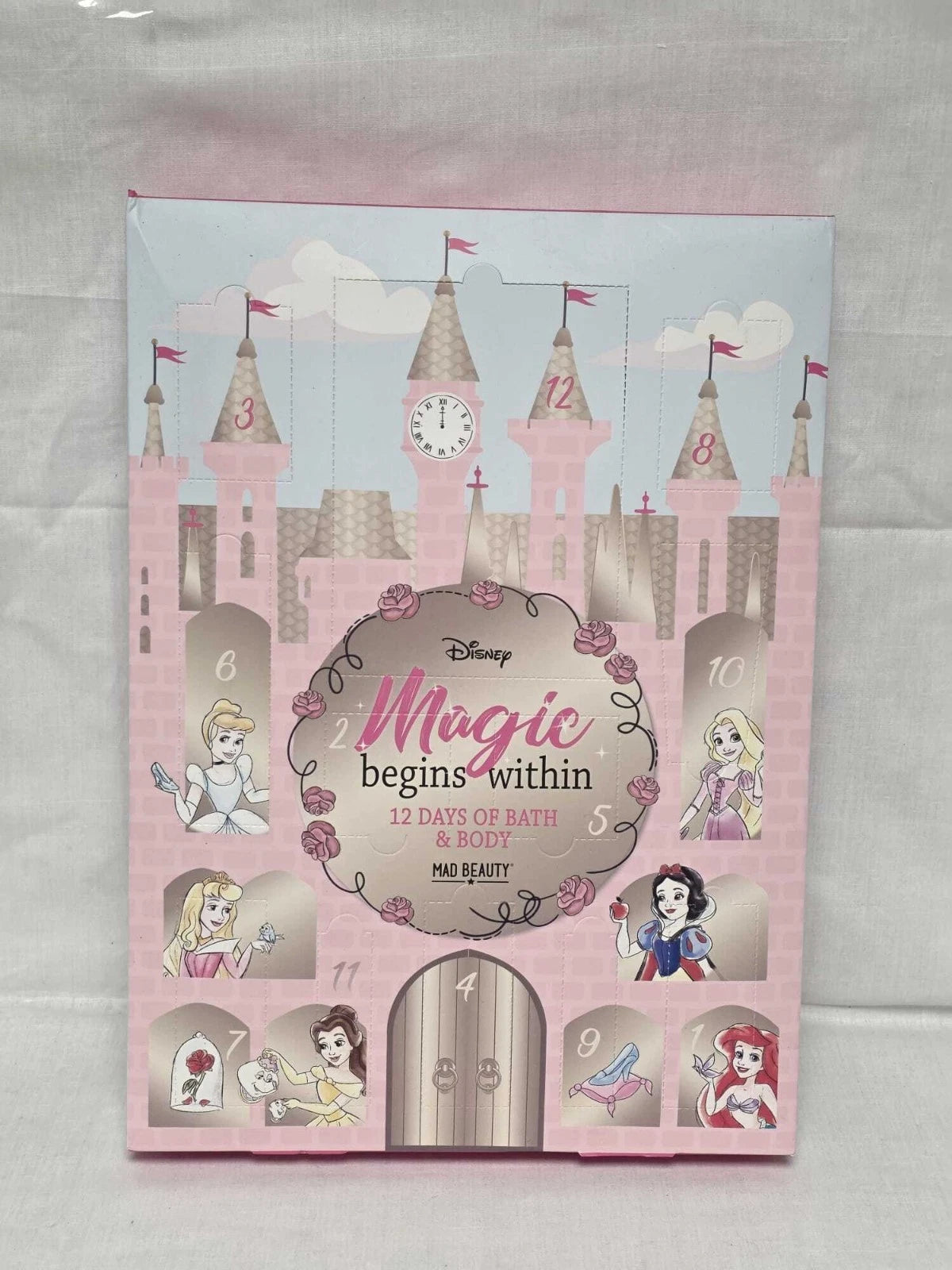 12 Day Bath, Body & Beauty Advent Calendar Gift Set – Pink Princess Castle