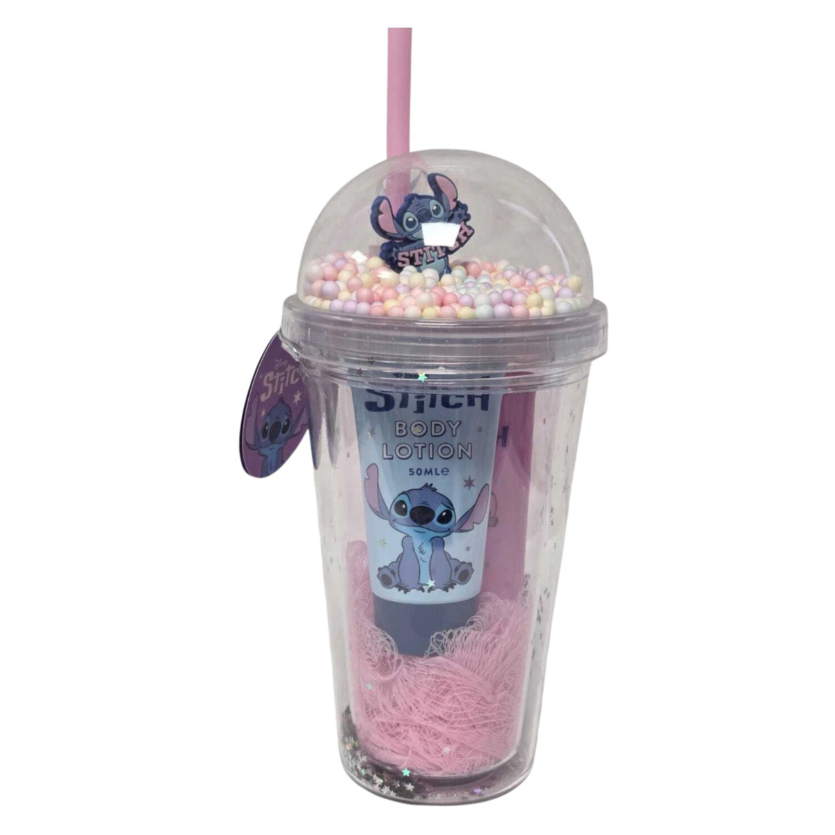 Disney Stitch Blueberry Bath & Body Gift Set with Tumbler Cup