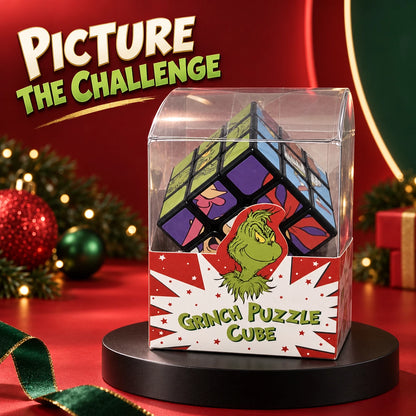 Christmas 3x3 Picture Puzzle Cube – Rotating Brain Teaser Toy & Stocking Filler