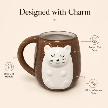 Novelty Ceramic Character Mug – Choice of 7 Animal & Santa Designs