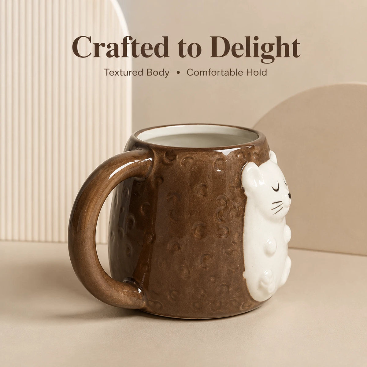 Novelty Ceramic Character Mug – Choice of 7 Animal & Santa Designs