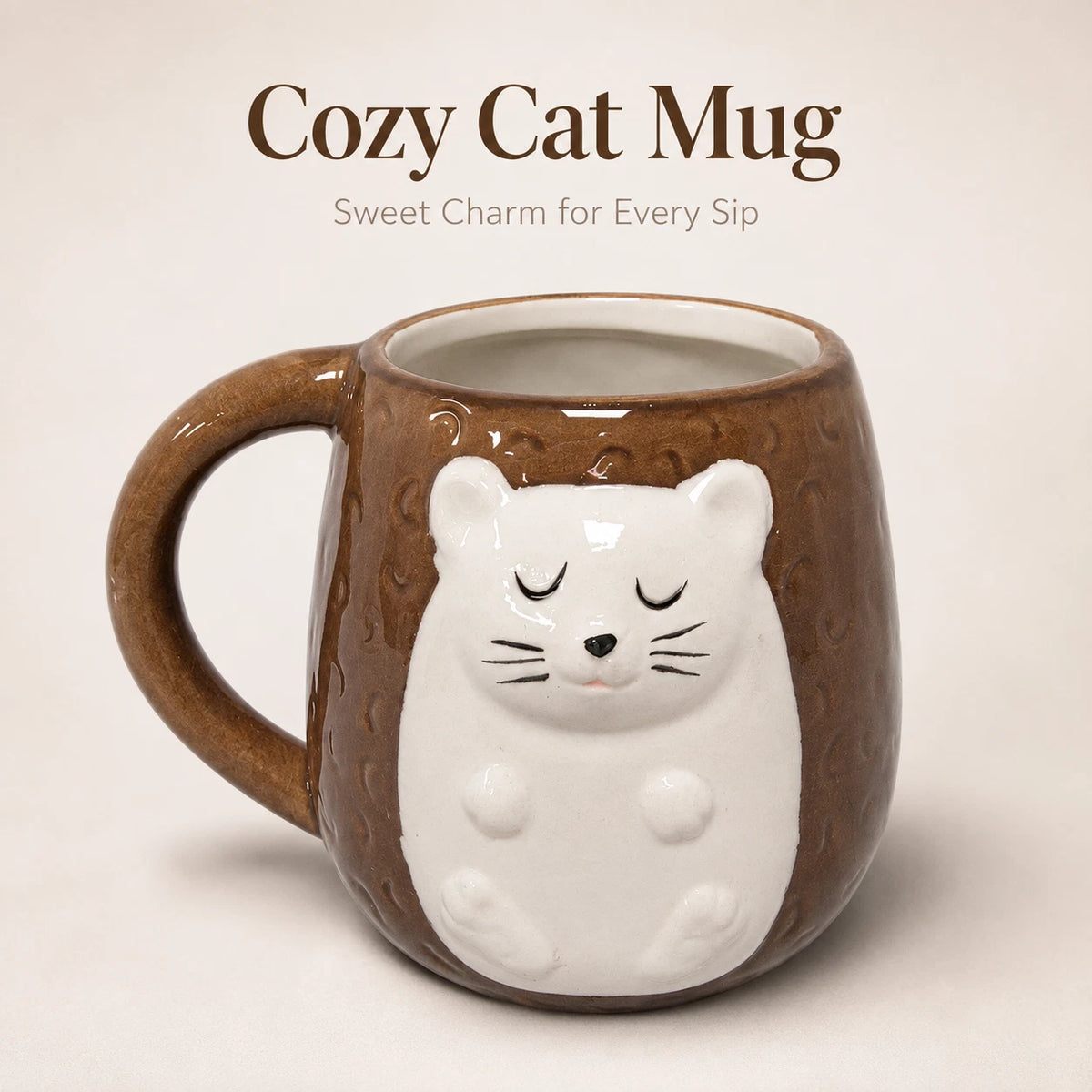 Novelty Ceramic Character Mug – Choice of 7 Animal & Santa Designs