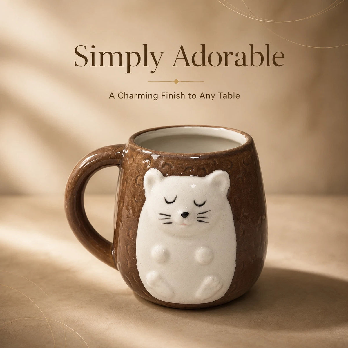 Novelty Ceramic Character Mug – Choice of 7 Animal & Santa Designs
