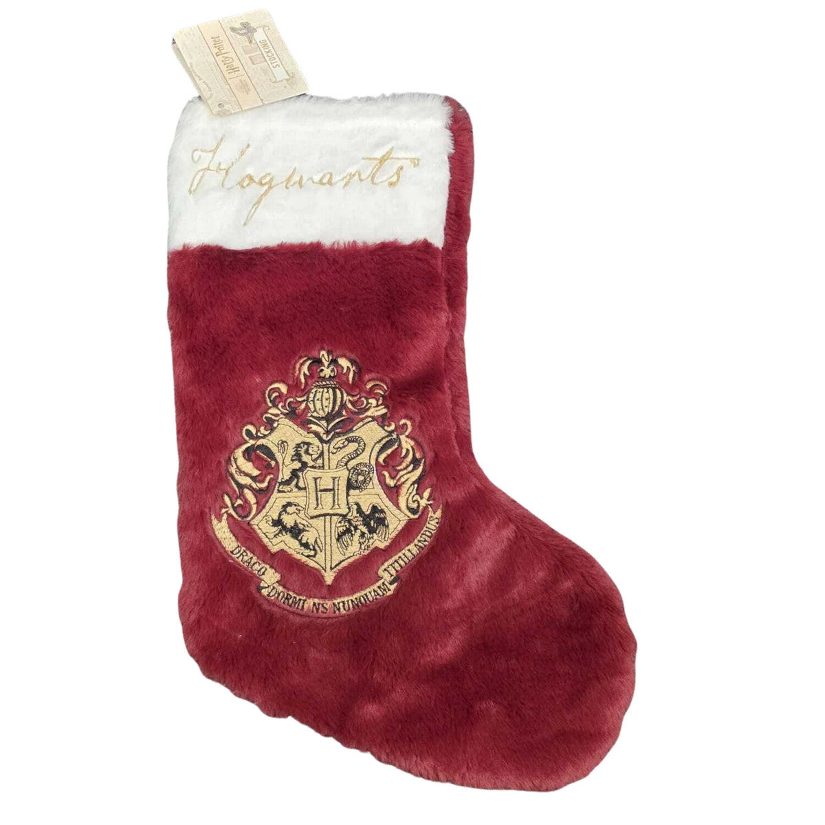 The Grinch or Harry Potter Hogwarts Christmas Stocking | 18 Inch Plush Hanging Decoration