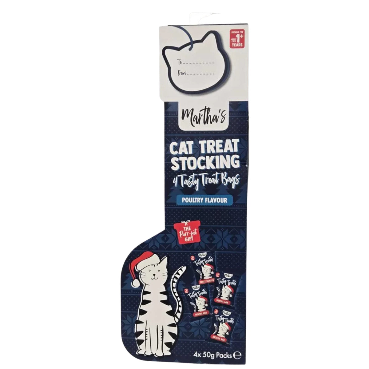 Christmas Dog & Cat Treat Stockings – Choose Dog, Cat or Both Festive Pet Gifts