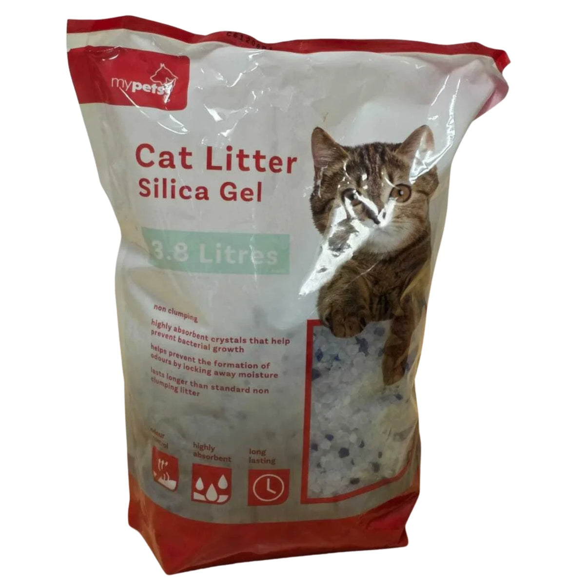 MyPets Silica Gel Cat Litter 3.8L or 10L | Non-Clumping Absorbent Crystals & Odour Control