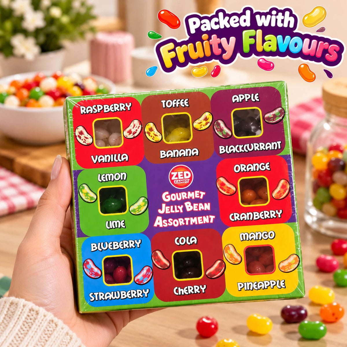 ZED Candy Gourmet Jelly Bean Assortment 200g – Single Box or Pack of 2