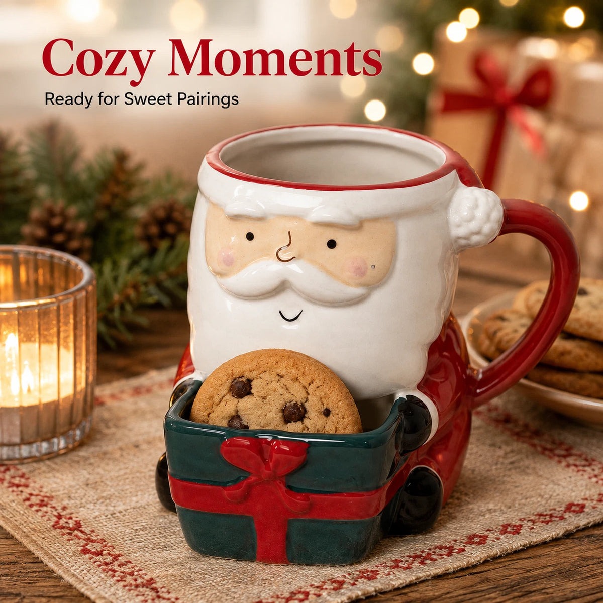 Novelty Ceramic Character Mug – Choice of 7 Animal & Santa Designs