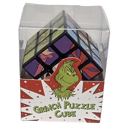 Christmas 3x3 Picture Puzzle Cube – Rotating Brain Teaser Toy & Stocking Filler