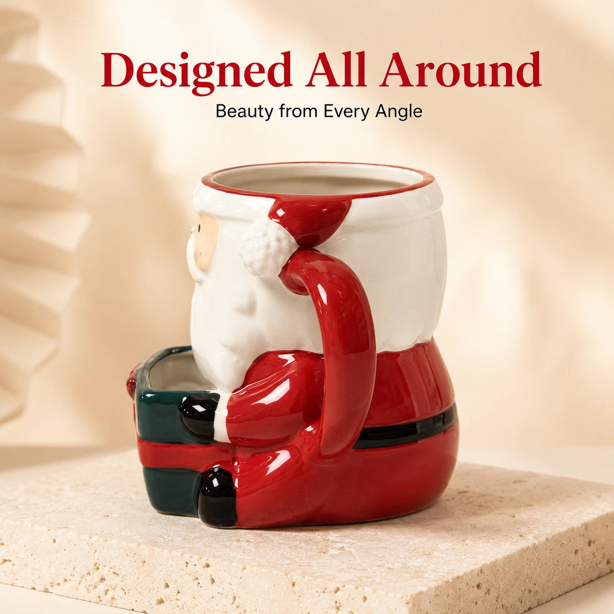 Novelty Ceramic Character Mug – Choice of 7 Animal & Santa Designs