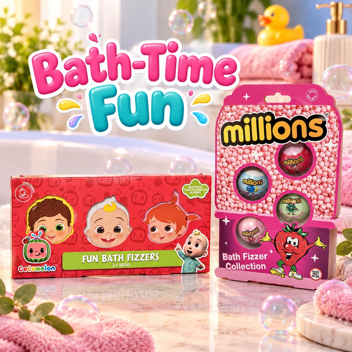 Fun Bath Fizzer Gift Set – Choice of 3 x 90g or 4 x 40g