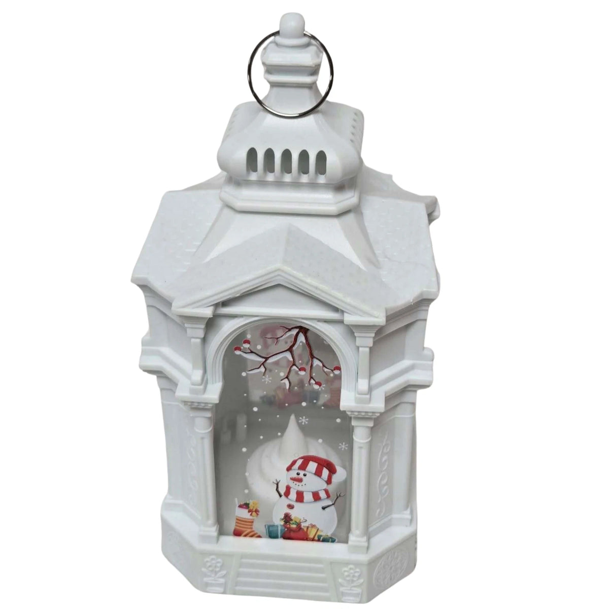 Christmas LED Decorative Lanterns Santa Snowman Battery Lights 20cm