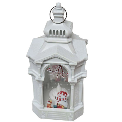 Christmas LED Decorative Lanterns Santa Snowman Battery Lights 20cm