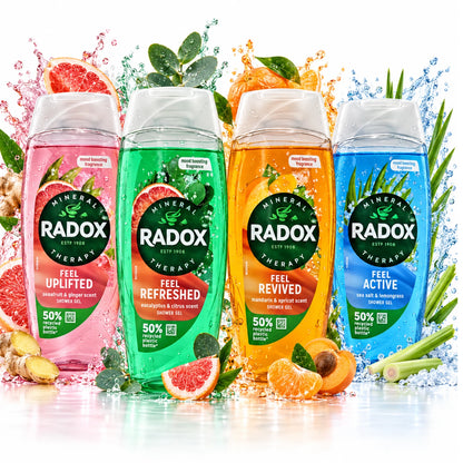 Shower Gel Gift Set 4 x 225ml | Assorted Fresh & Fruity Body Wash Collection | 900ml