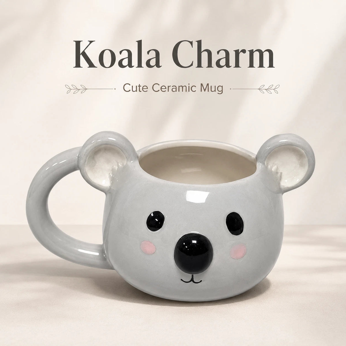 Novelty Ceramic Character Mug – Choice of 7 Animal & Santa Designs