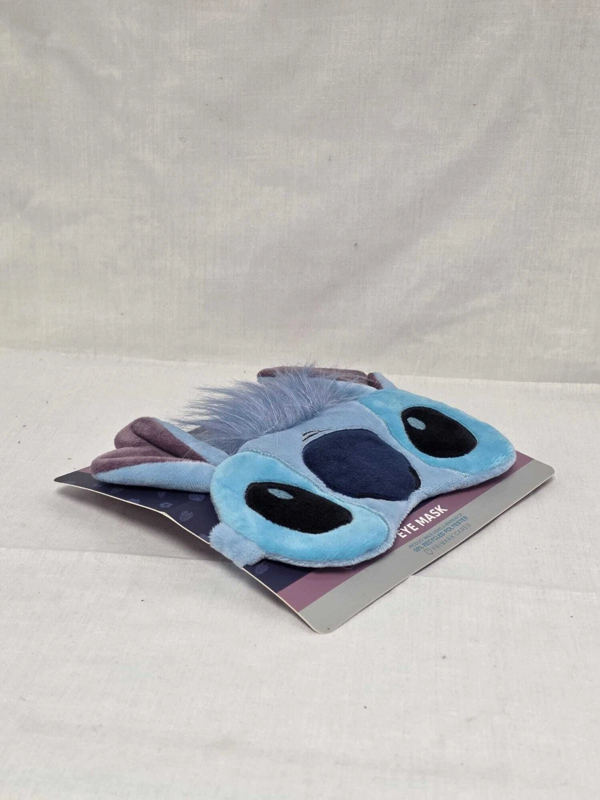 Blue Plush Character Sleep Eye Mask with 3D Ears & Elasticated Strap – Travel & Relaxation