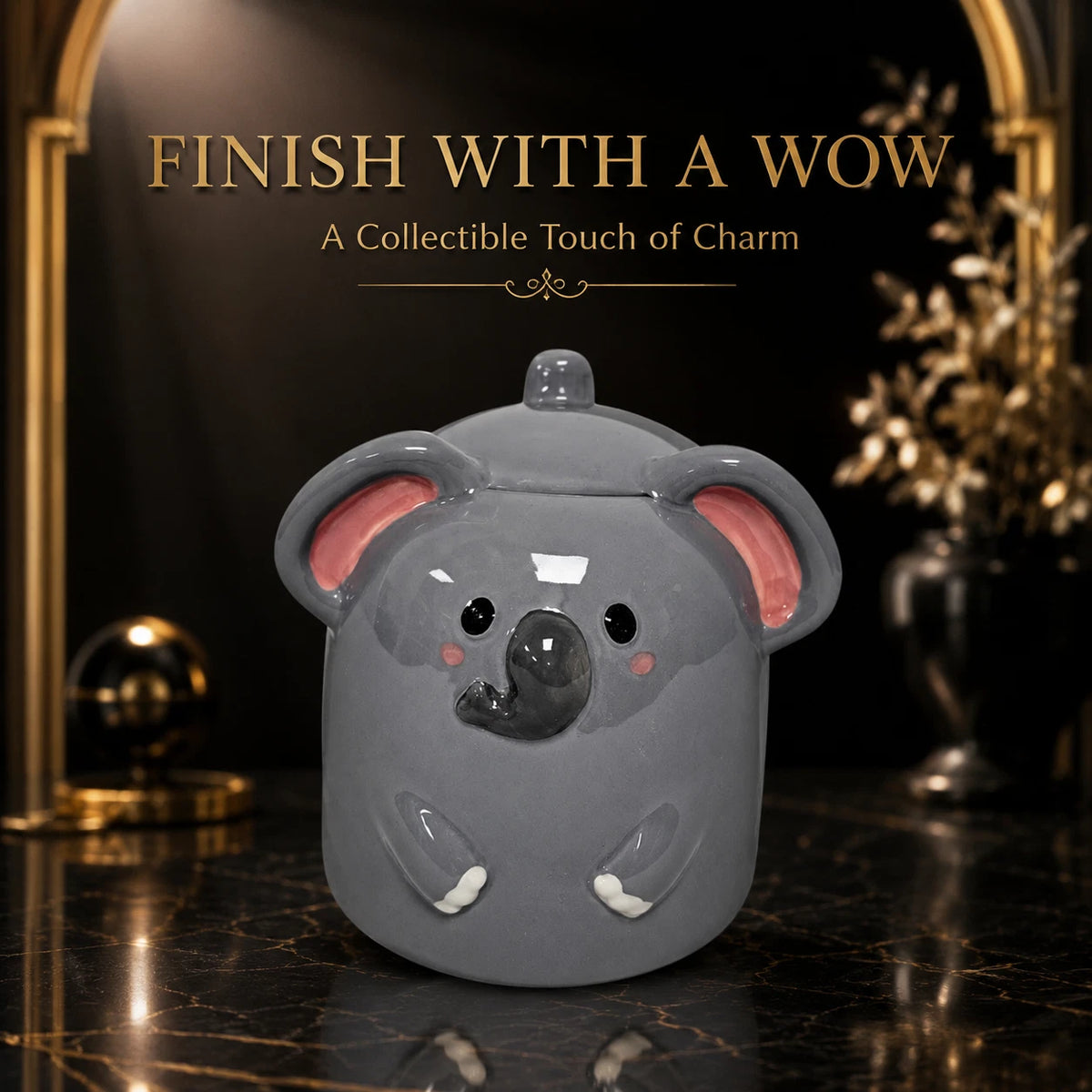 Novelty Ceramic Character Mug – Choice of 7 Animal & Santa Designs