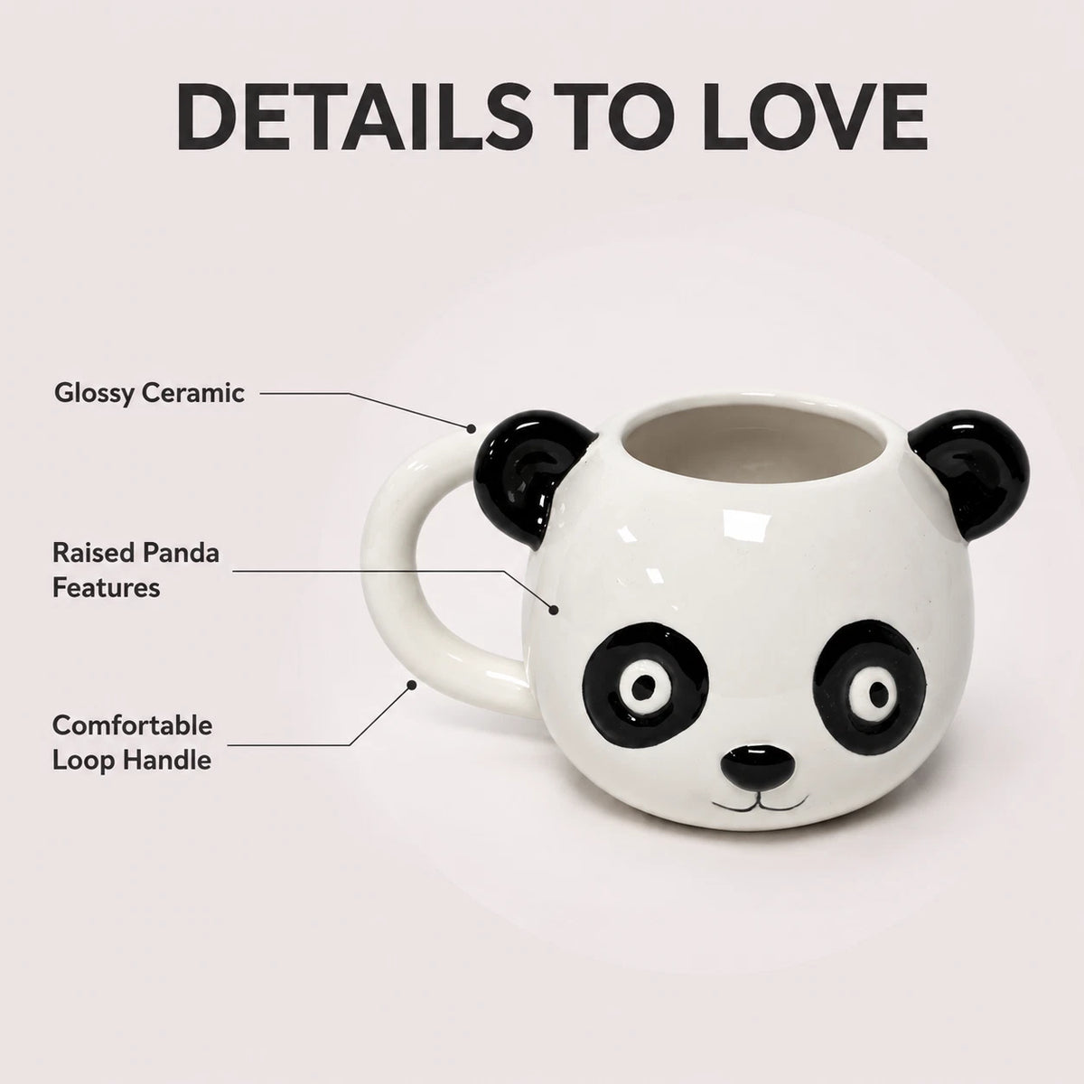 Novelty Ceramic Character Mug – Choice of 7 Animal & Santa Designs