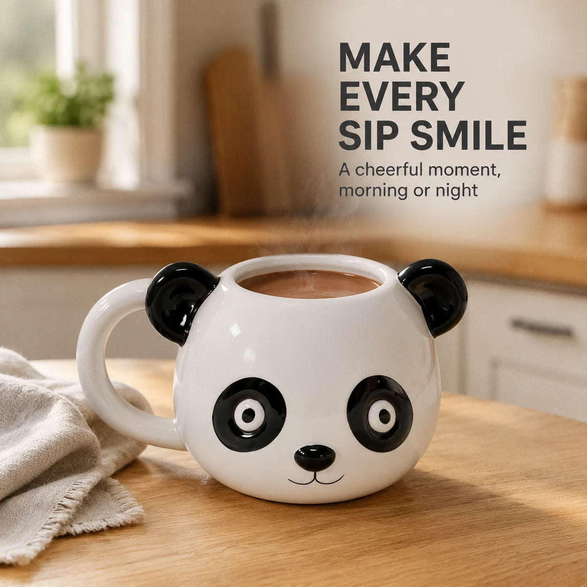 Novelty Ceramic Character Mug – Choice of 7 Animal & Santa Designs