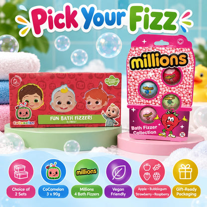 Fun Bath Fizzer Gift Set – Choice of 3 x 90g or 4 x 40g