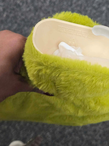 The Grinch Hot Water Bottle 1L Green Fluffy Plush Cover Christmas Gift
