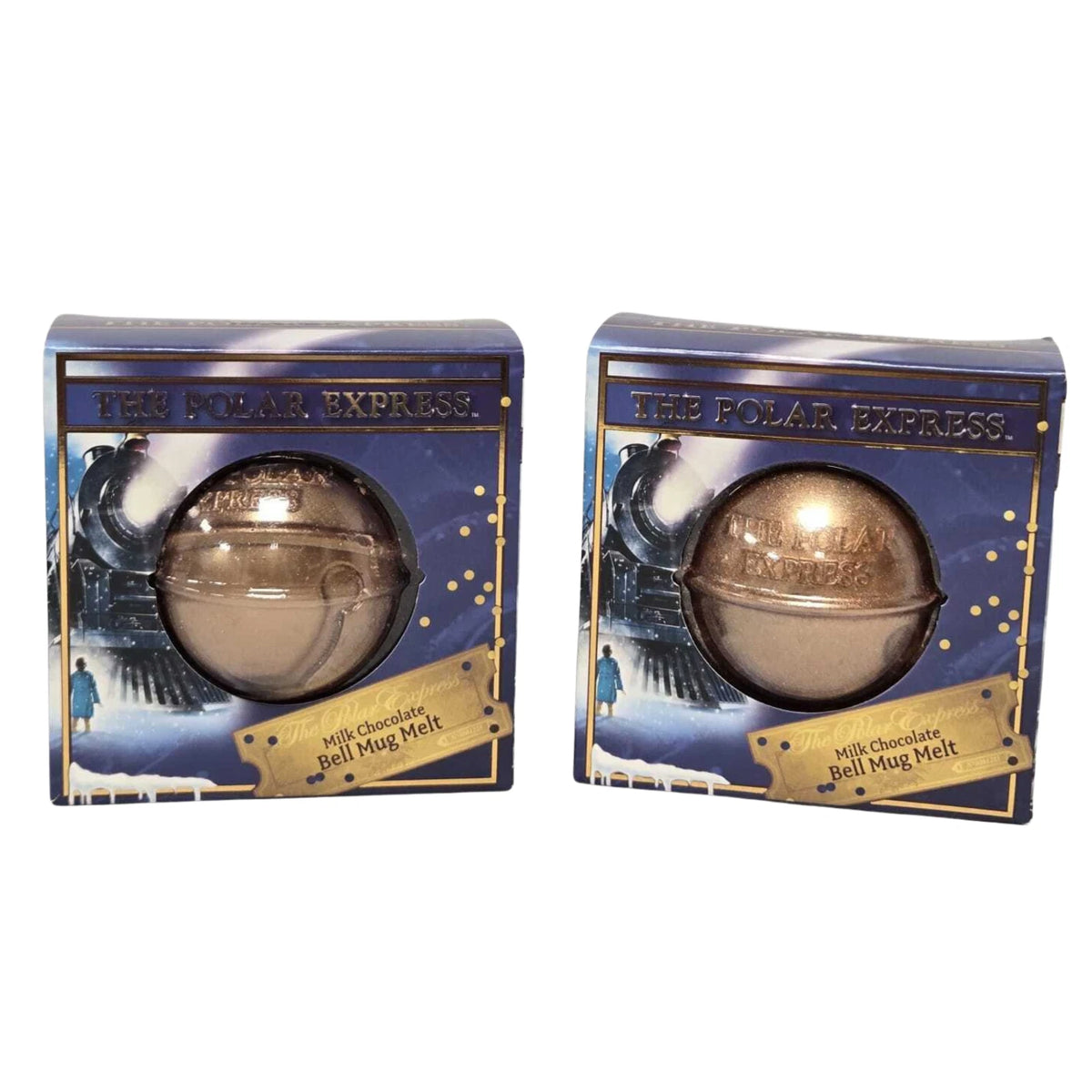The Polar Express Milk Chocolate Bell Mug Melt 55g with Marshmallows | Single or Pack of 2