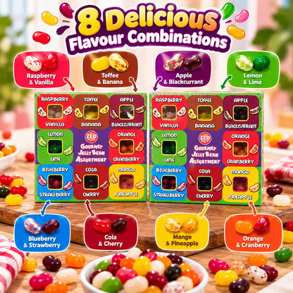 ZED Candy Gourmet Jelly Bean Assortment 200g – Single Box or Pack of 2