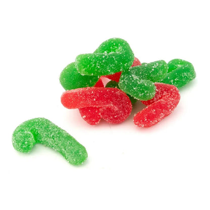 Kingsway Christmas Jelly Sweets Sugared Candy Canes