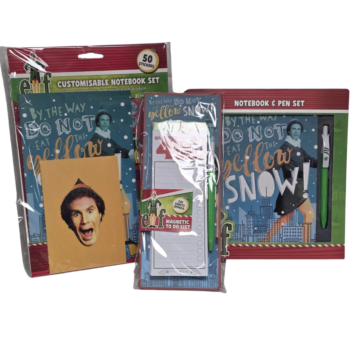 Notebook & Stationery Gift Sets – Notebook & Pen, Magnetic To-Do List, Sticker Set or Complete Bundle