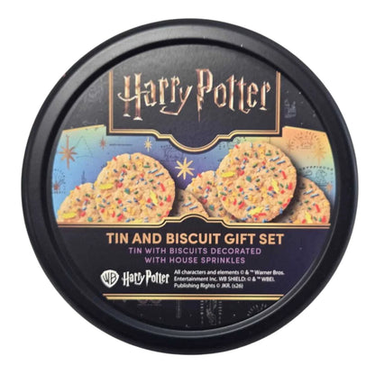Harry Potter Biscuit Gift Tin 100g | Hogwarts House Sprinkles | Single or Pack of 2